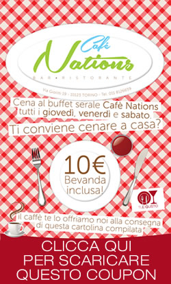 coupon Cafe Nations Torino